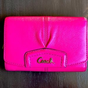 Fuscia Coach wallet